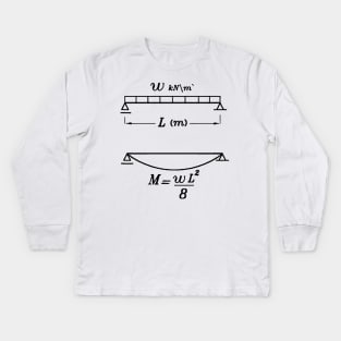 civil engineer -waleed Kids Long Sleeve T-Shirt